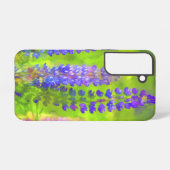 Coque Samsung Galaxy Peinture Lupine - Art Fleur Original (Verso Horizontal)
