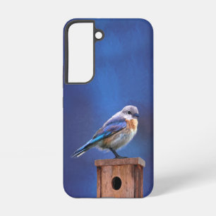 Coque Samsung Galaxy Peinture pour oiseaux bleus (femelle) - Art origin