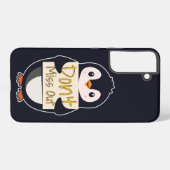 Coque Samsung Galaxy Penguin with Motivational Sign - Don't Miss Out (Verso Horizontal)