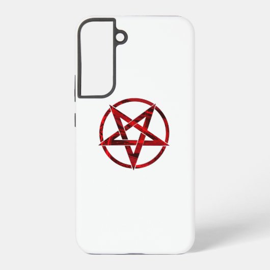 Coque Samsung Galaxy Pentagramme du Diable Rouge (Verso)