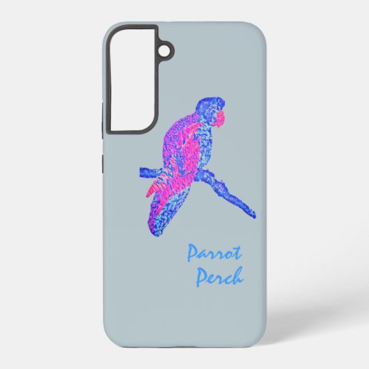Coque Samsung Galaxy Perche de perroquet (Verso)