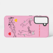 Coque Samsung Galaxy Perfect Harmony Cats & Trombone Galaxy Case – Pink (Verso Horizontal)