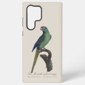 Coque Samsung Galaxy Perruche à front orange, Eupsittula Canicularis (Verso)