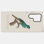 Coque Samsung Galaxy Perruche a tete bleue / Rainbow lorikeet, juvénile (Verso Horizontal)