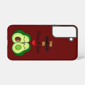 Coque Samsung Galaxy personalised phone case, Valentine's day gift. (Verso Horizontal)