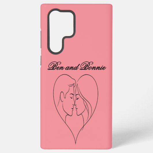 Coque Samsung Galaxy Personalized Couples Samsung & iPhone Case (Verso)