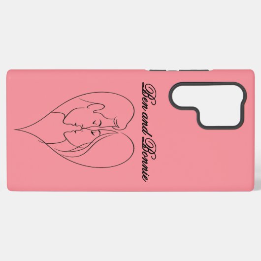Coque Samsung Galaxy Personalized Couples Samsung & iPhone Case (Verso Horizontal)