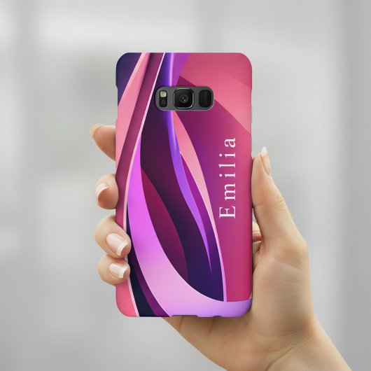 Coque Samsung Galaxy Personized Purple Phone Case