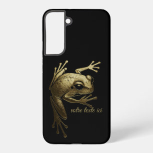 Coque Samsung Galaxy Personnalisable Grenouille Dorée