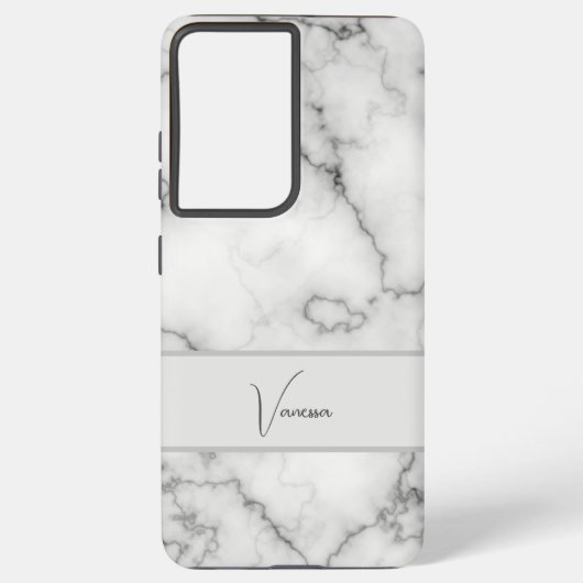 Coque Samsung Galaxy Personnalisation du Motif de marbre (Verso)