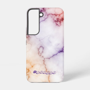 Coque Samsung Galaxy Personnalisation du Motif en marbre couleur