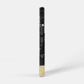 Coque Samsung Galaxy Personnalisez la Parties scintillant Black & Gold (Côté droit)