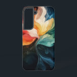 Coque Samsung Galaxy Pétales solaires<br><div class="desc">Des éclats de couleur ressemblant à des éruptions solaires parmi les pétales.</div>