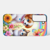 Coque Samsung Galaxy Petit chiot/chiot/chaton (Verso Horizontal)