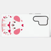 Coque Samsung Galaxy Petit chiot de la Saint-Valentin (Verso Horizontal)