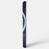 Coque Samsung Galaxy Petit Monstre Bleu (Côté gauche)
