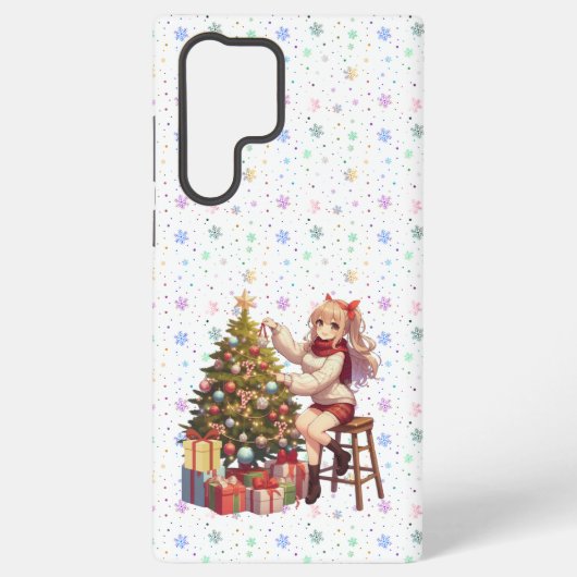 Coque Samsung Galaxy Petite fille Anime tailler l'arbre (Verso)