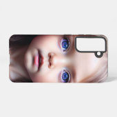 COQUE SAMSUNG GALAXY PETITE PETITE FILLE PEINTURE GRANDES YEUX (Verso Horizontal)