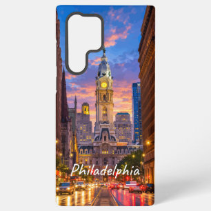 Coque Samsung Galaxy Philadelphie, États-Unis - Hôtel de ville, ciel au