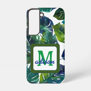 Coque Samsung Galaxy Philodendron vert Feuille Foliage Botanique