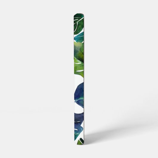 Coque Samsung Galaxy Philodendron vert Feuille Foliage Botanique (Côté gauche)