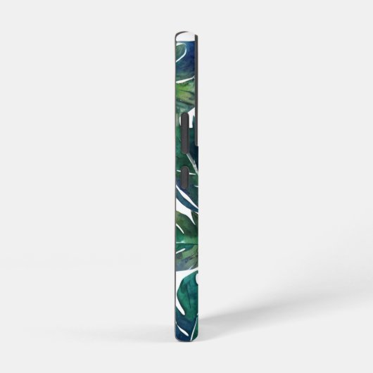 Coque Samsung Galaxy Philodendron vert Feuille Foliage Botanique (Côté droit)