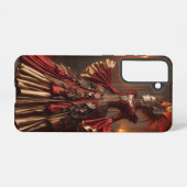 Coque Samsung Galaxy Phoenix Fire Queen Steampunk Victorian Industrial (Verso Horizontal)
