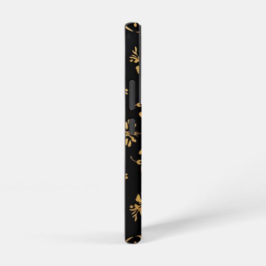 Coque Samsung Galaxy Phone case black yellow pattern style  (Côté droit)