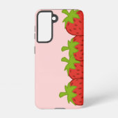 Coque Samsung Galaxy phonécase de fraise (Verso)