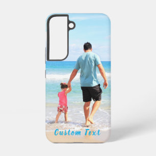 Coque Samsung Galaxy Photo personnalisée Texte de votre famille Photos 