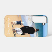 Coque Samsung Galaxy Photo personnalisée Texte de votre famille Photos (Verso Horizontal)