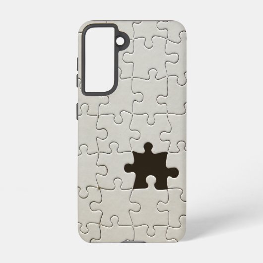 Coque Samsung Galaxy Pièce de puzzle blanche manquante (Verso)