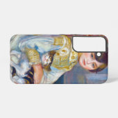 Coque Samsung Galaxy Pierre-Auguste Renoir - Enfant avec chat (Verso Horizontal)