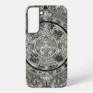 Coque Samsung Galaxy Pierre de Soleil Aztèque Mexicaine Calendrier Maya