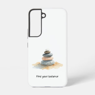 Coque Samsung Galaxy Pierres de galet Trouvez votre équilibre