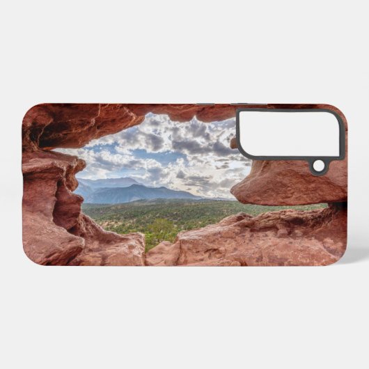 Coque Samsung Galaxy Pikes Peak À Travers Un Trou De Rocher Samsung Coq (Verso Horizontal)