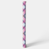 Coque Samsung Galaxy Pink and Blue Gingham Check Phone Case (Côté gauche)