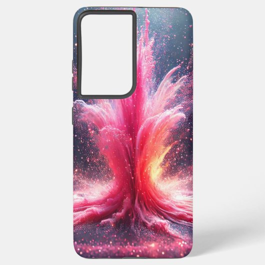 Coque Samsung Galaxy Pink blast (Verso)