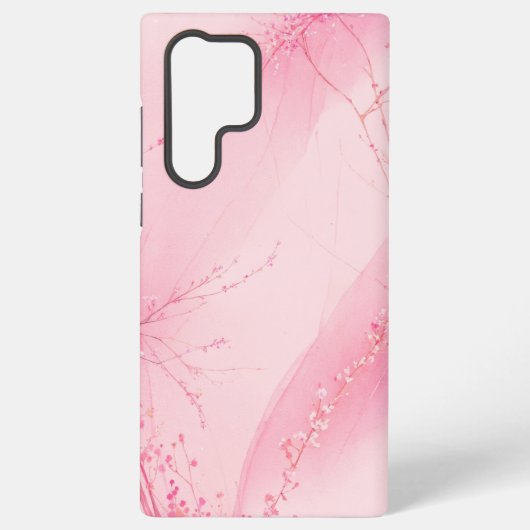 Coque Samsung Galaxy Pink Blossom Mist Phone Case (Verso)