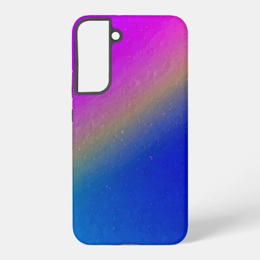 Coque Samsung Galaxy Pink Blue Gradient Rainbow (Verso)