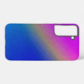 Coque Samsung Galaxy Pink Blue Gradient Rainbow (Verso Horizontal)