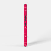 Coque Samsung Galaxy Pink Heart Love Eiffel Tower Paris (Côté droit)