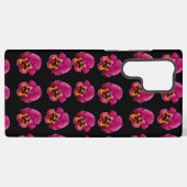Coque Samsung Galaxy Pink Pansy Passion, (Verso Horizontal)