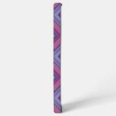 Coque Samsung Galaxy Pink violet passion diamant croix de motif crispe (Côté gauche)