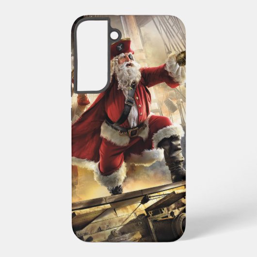 Coque Samsung Galaxy Pirate Père Noël (Verso)