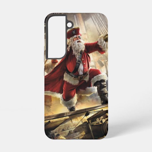 Coque Samsung Galaxy Pirate Père Noël (Verso)