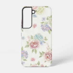 Coque Samsung Galaxy Pivoine pastel esthétique