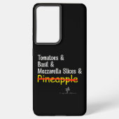 Coque Samsung Galaxy Pizza Margherita W/O Ananas (Verso)