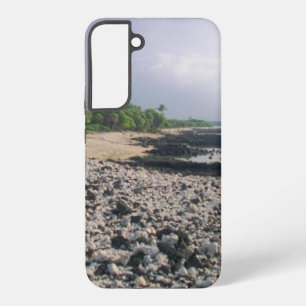 Coque Samsung Galaxy Plage de sable noir de Punaluʻu Hawaï Big Island