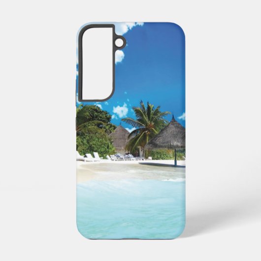 Coque Samsung Galaxy Plage exotique (Verso)